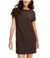 Rosie Harlow Womens Stripe Shirt Dress black L