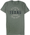 Reebok Mens Texas Proud To Be Here Graphic T-Shirt green M