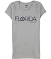 Reebok Womens Florida Graphic T-Shirt gray M