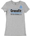 Reebok Womens CrossFit Regionals Graphic T-Shirt gray XS