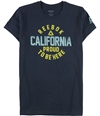 Reebok Womens California Proud Graphic T-Shirt blue S