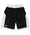 Adidas Mens 2-Tone Athletic Workout Shorts blkwht S