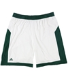 Adidas Mens 2-Tone Athletic Workout Shorts whtgrn M
