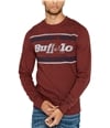 Buffalo David Bitton Mens Logo Sweatshirt darkred XL