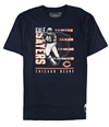 Mitchell & Ness Mens NFL Player Stat Graphic T-Shirt sayers 2XL