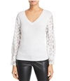 Le Gali Womens Doloris Pullover Sweater white XL