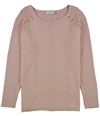 Calvin Klein Womens Hardware Detail Pullover Sweater ltpaspink XL