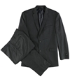 Marc New York Mens Mini-Grid Two Button Formal Suit charcoal 46x33