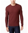 Michael Kors Mens Textured Knit Sweater burgundy 2XL