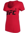 Reebok Womens UFC Graphic T-Shirt red XS
