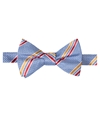 Countess Mara Mens Decker Stripe Pre-tied Bow Tie blue One Size