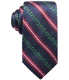 Club Room Mens Holiday Stripe Self-tied Necktie navy One Size