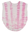 Mouchette Womens Tie-Dye Rounded Hem Basic T-Shirt
