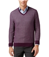 Michael Kors Mens Tuck Stitch Pullover Sweater blackberry L