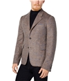Michael Kors Mens Houndstooth Three Button Blazer Jacket