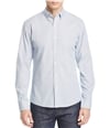 Michael Kors Mens Melton Micro Tile-Print Button Up Shirt blue S