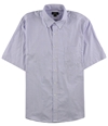 Club Room Mens Wrinkle-Resistant Button Up Dress Shirt sspnkracstri 16.5