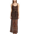Sanctuary Clothing Womens Striped A-line Maxi Dress desertescape XS