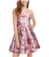 Speechless Womens Floral Fit & Flare Dress, TW5