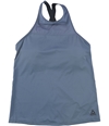 Reebok Womens Fitted Long Workout Tank Top blue XS