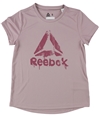 Reebok Girls Logo Graphic T-Shirt inflil S