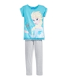 Disney Girls 2-Piece Leggings Graphic T-Shirt aquaspray 2T
