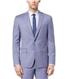 DKNY Mens Solid Color Two Button Blazer Jacket blue 38