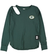 DKNY Womens Green Bay Packers Embellished T-Shirt pac S