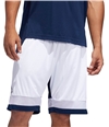 Adidas Mens Pro Bounce Athletic Workout Shorts bluewhite S