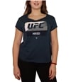 Reebok Womens UFC HRSD Graphic T-Shirt bluhil S