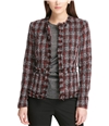 DKNY Womens Boucle Blazer Jacket mediumred 6