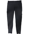 Reebok Womens Solid Compression Athletic Pants black XS/27