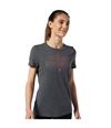 Reebok Womens Only Today Counts Graphic T-Shirt dgreyh S