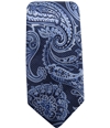 Tasso Elba Mens Paisley Self-tied Necktie blue One Size