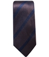 Tasso Elba Mens Stripe Self-tied Necktie brown One Size