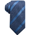Tasso Elba Mens Striped Self-tied Necktie navy One Size