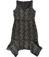 Elie Tahari Womens Mariya Cocktail Dress black 10