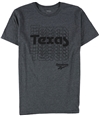 Reebok Mens Texas Graphic T-Shirt gray M