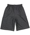Reebok Boys Logo Athletic Workout Shorts gray L
