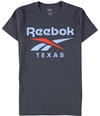 Reebok Mens Texas Graphic T-Shirt blue S