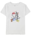 Reebok Boys Tom And Jerry Happy Birthday Graphic T-Shirt white XS