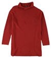 Eileen Fisher Womens Solid Tunic Sweater red S
