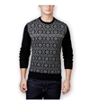 Weatherproof Mens Vintage Snowflake Shawl Sweater black M