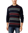 Weatherproof Mens Vintage Fair Isle Pullover Sweater darknavy L