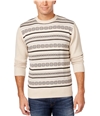 Weatherproof Mens Vintage Fair Isle Knit Sweater oatmeal XL