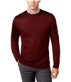 Ryan Seacrest Mens Contrast-Shoulder Pullover Sweater cordovan 2XL