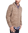 Weatherproof Mens Marled Cardigan Sweater mocha M