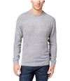 Weatherproof Mens Textured Striped Pullover Sweater graymarl XL