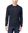 Weatherproof Mens Textured Striped Pullover Sweater indigomarl S