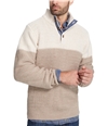 Weatherproof Mens Textured Pullover Sweater ltkhaki S